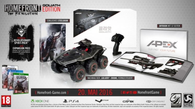 Homefront: The Revolution – Limitierte Goliath-Edition mit echter Drohne