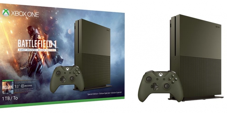 Xbox One S – Grüne Special Edition mit Battlefield 1 angekündigt